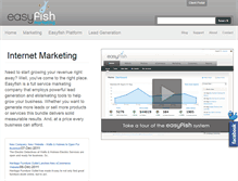 Tablet Screenshot of easyfishmarketing.com